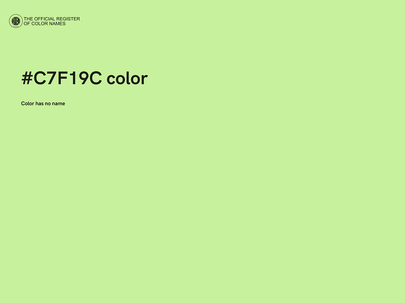 #C7F19C color image