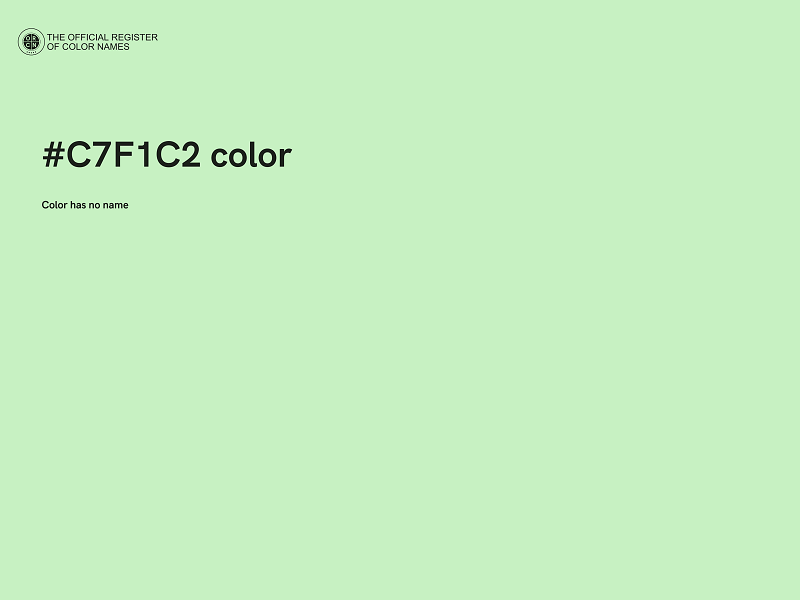 #C7F1C2 color image