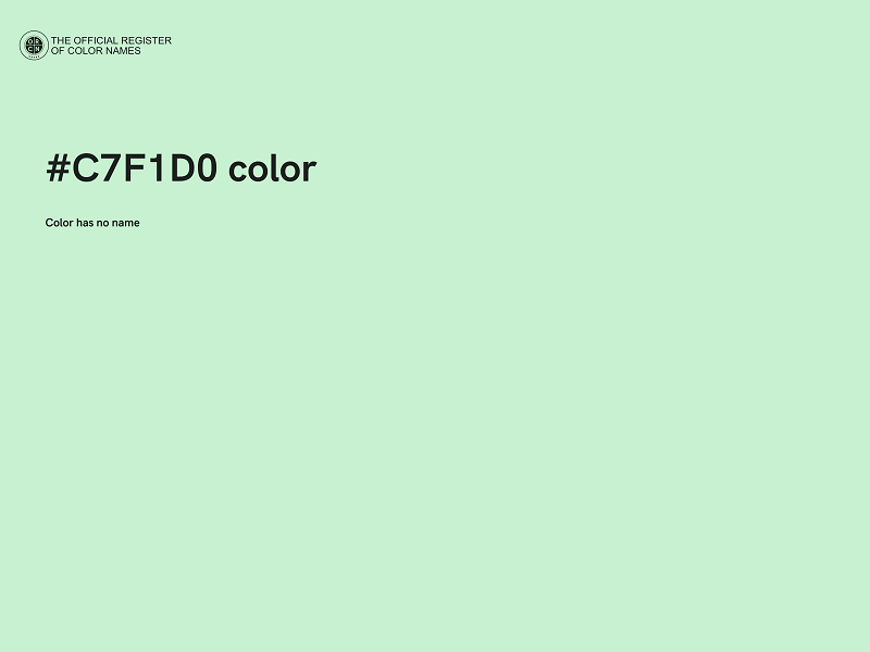 #C7F1D0 color image