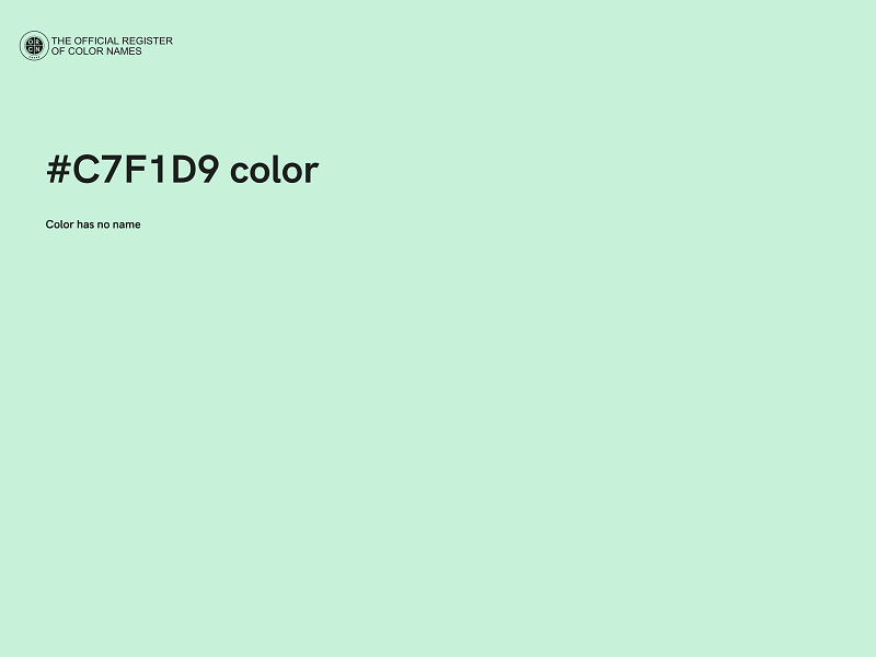 #C7F1D9 color image