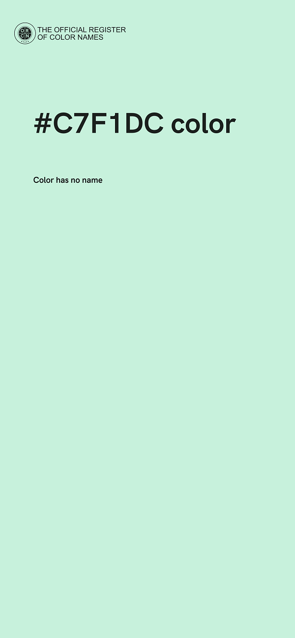 #C7F1DC color image