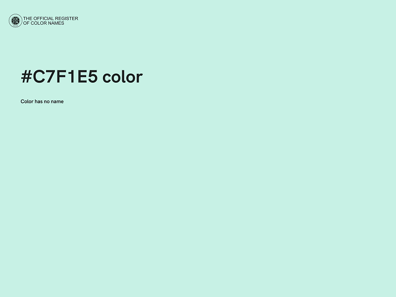 #C7F1E5 color image