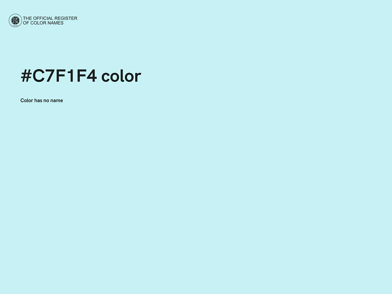 #C7F1F4 color image