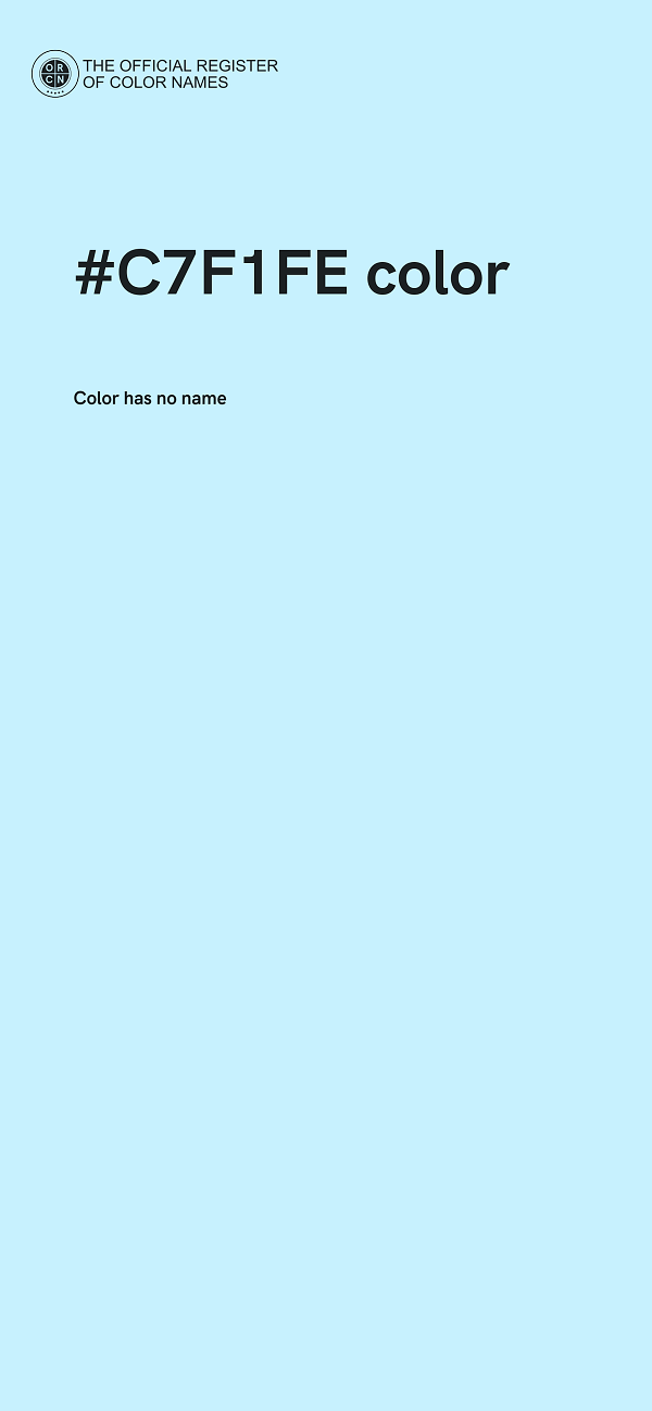 #C7F1FE color image