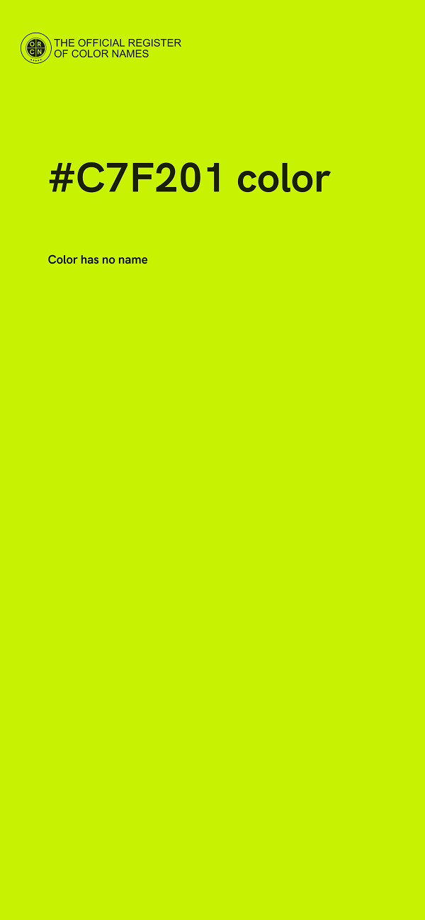 #C7F201 color image