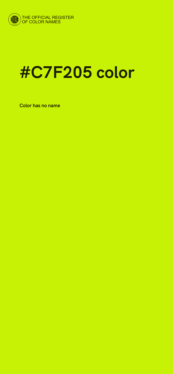 #C7F205 color image