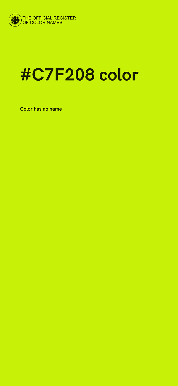 #C7F208 color image