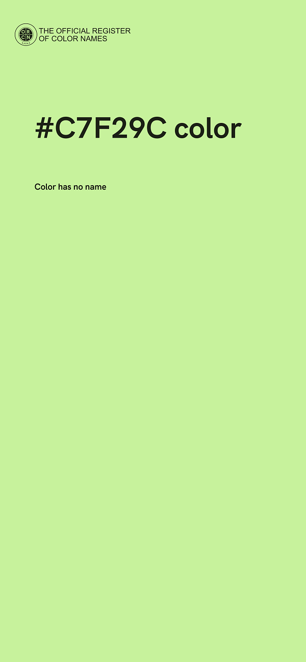 #C7F29C color image