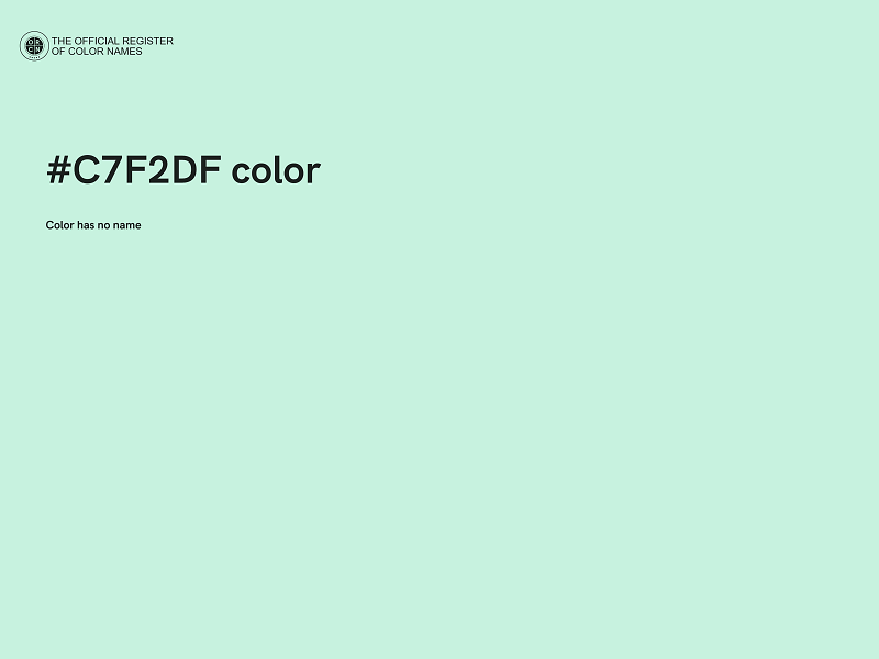 #C7F2DF color image
