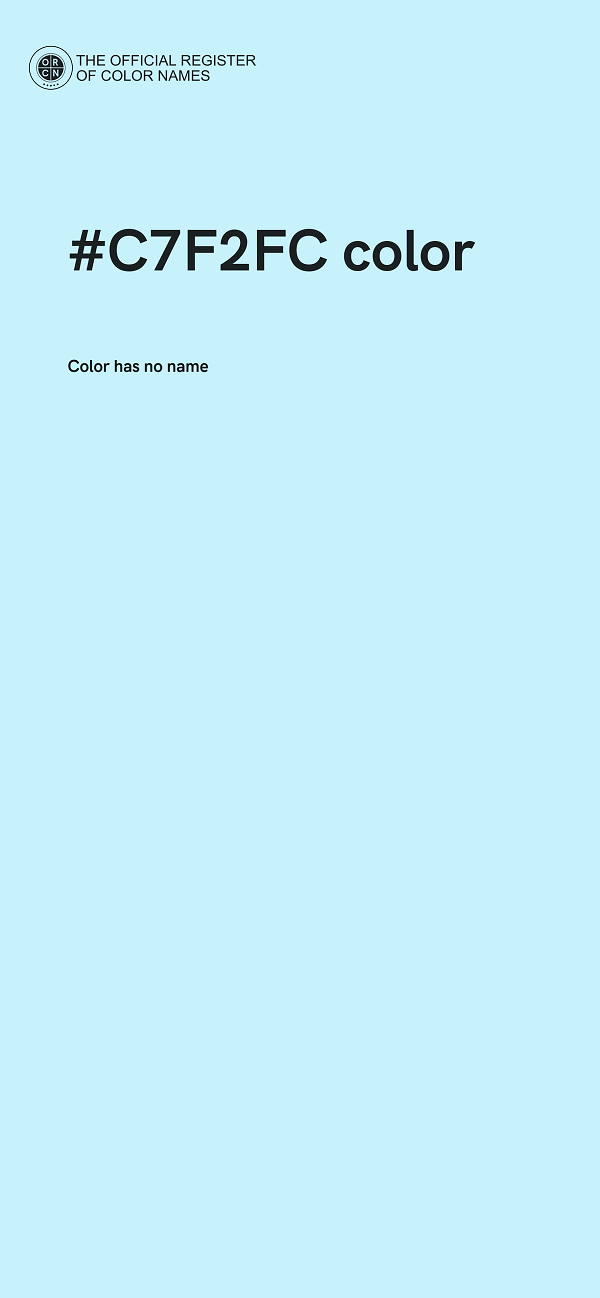 #C7F2FC color image