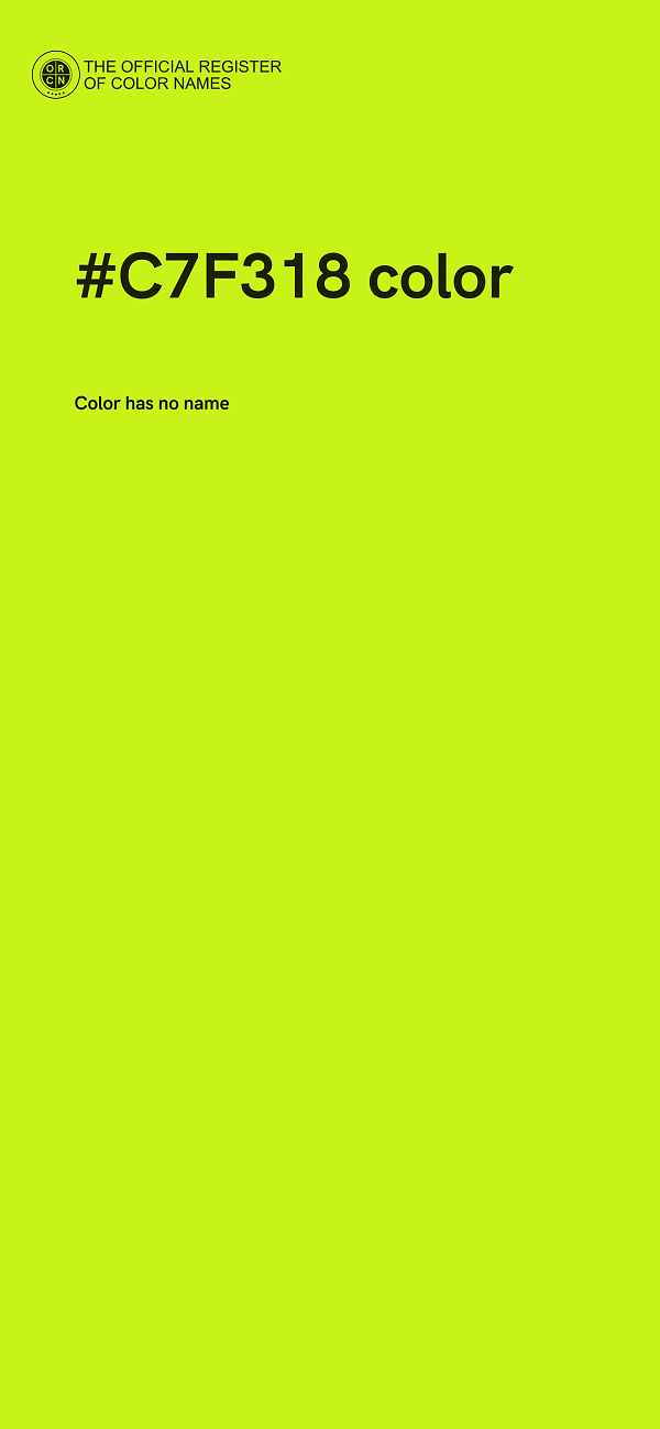 #C7F318 color image