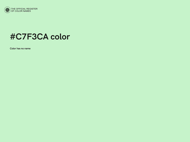 #C7F3CA color image