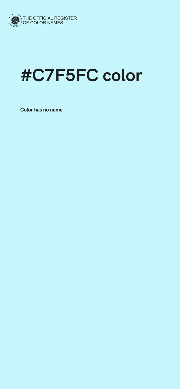 #C7F5FC color image