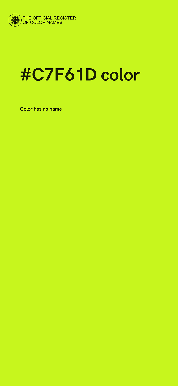 #C7F61D color image
