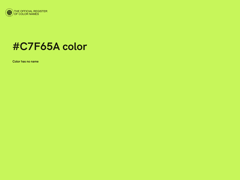 #C7F65A color image