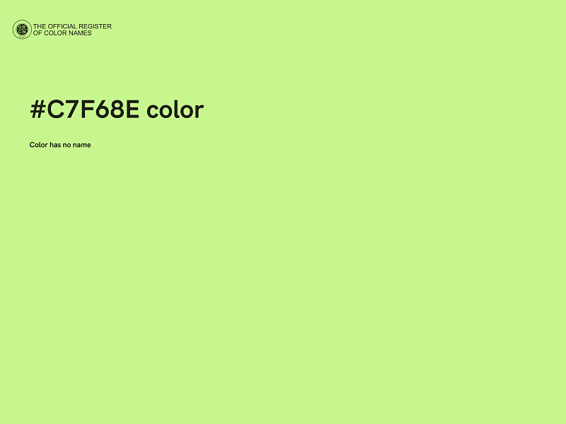 #C7F68E color image