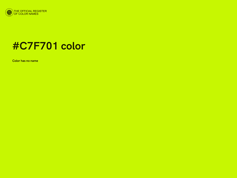 #C7F701 color image