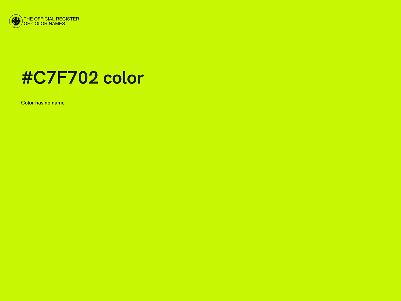 #C7F702 color image