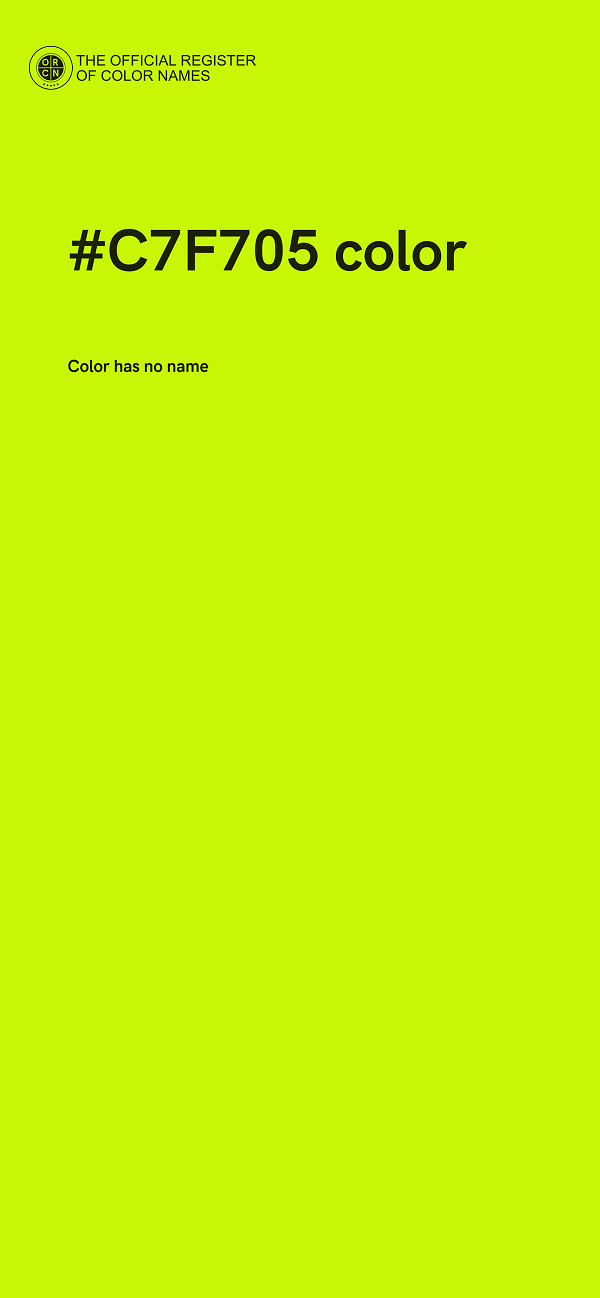 #C7F705 color image