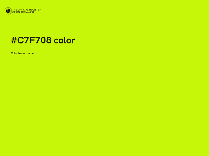 #C7F708 color image