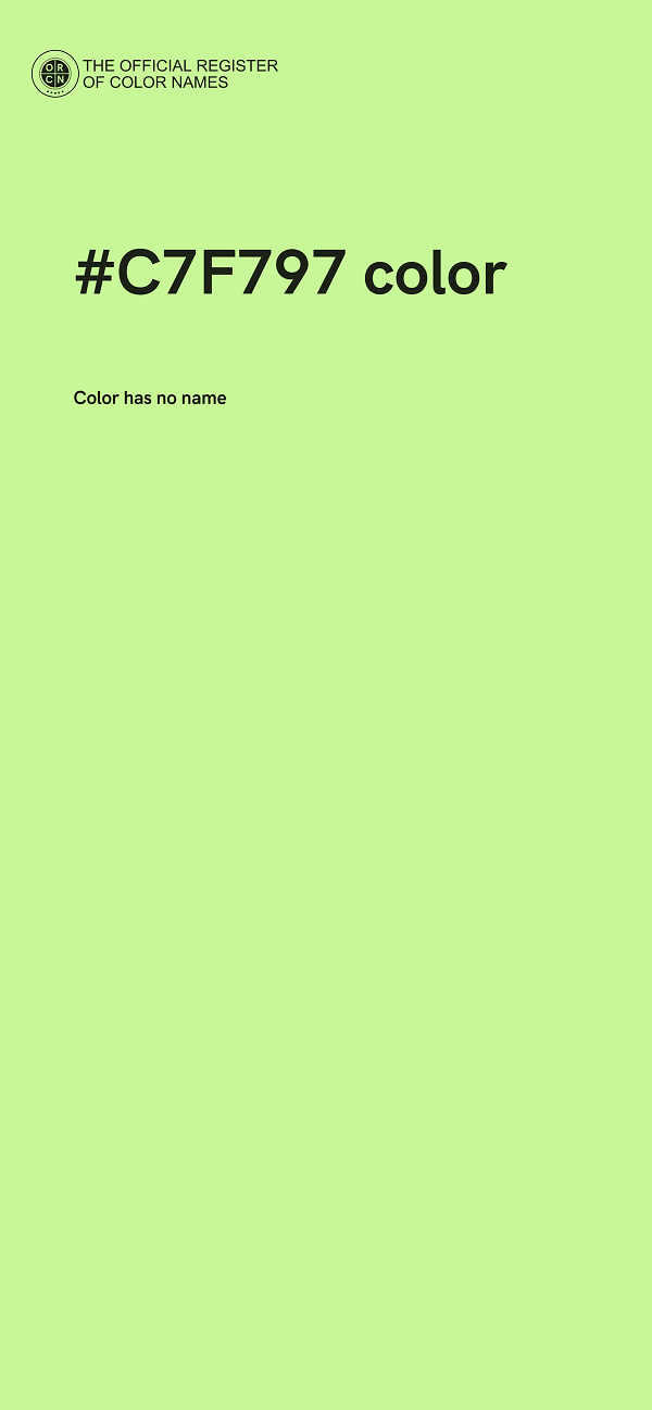 #C7F797 color image
