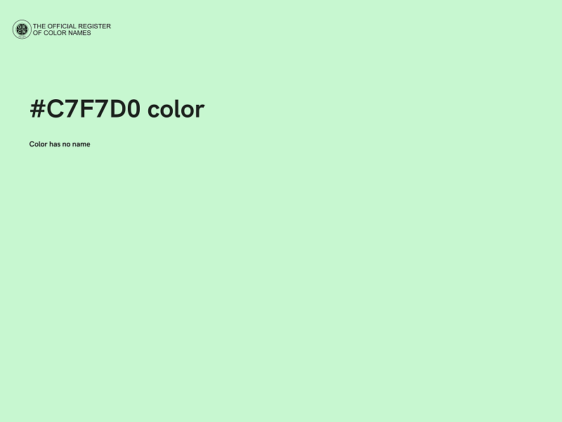 #C7F7D0 color image