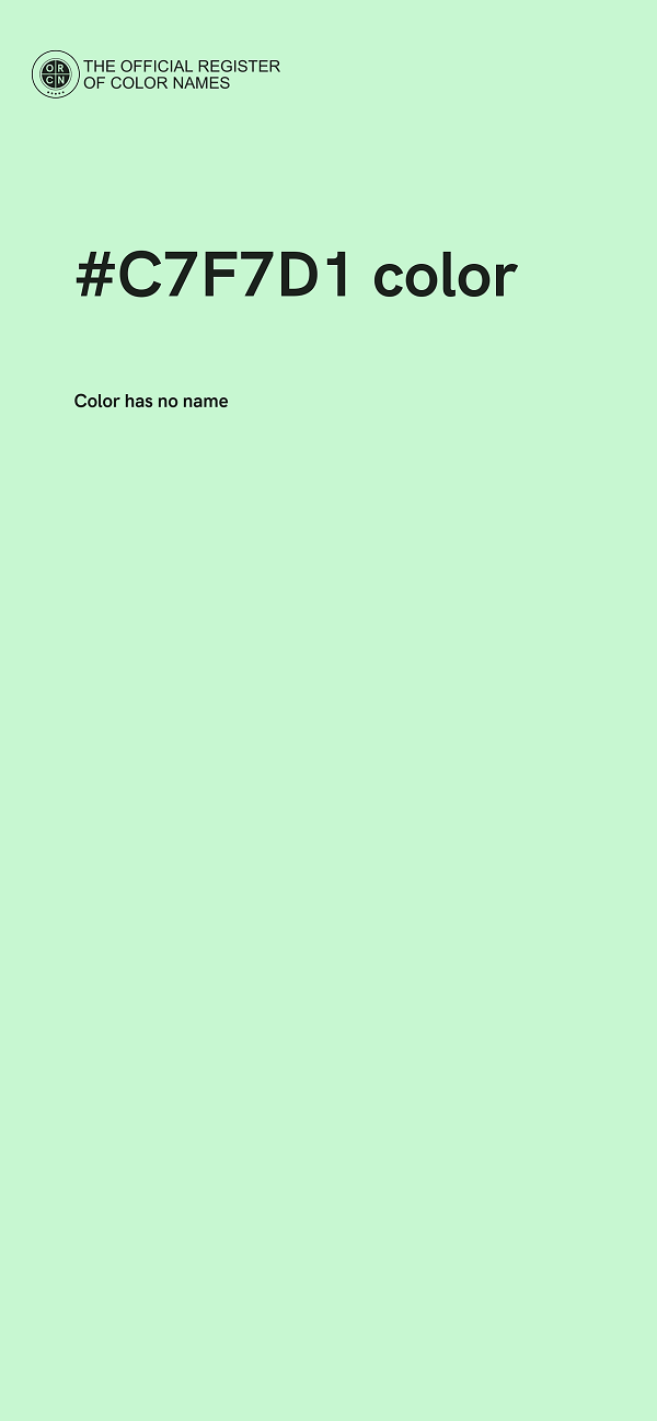 #C7F7D1 color image