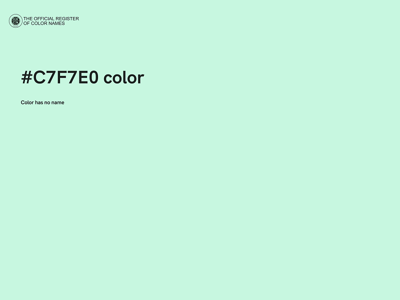 #C7F7E0 color image