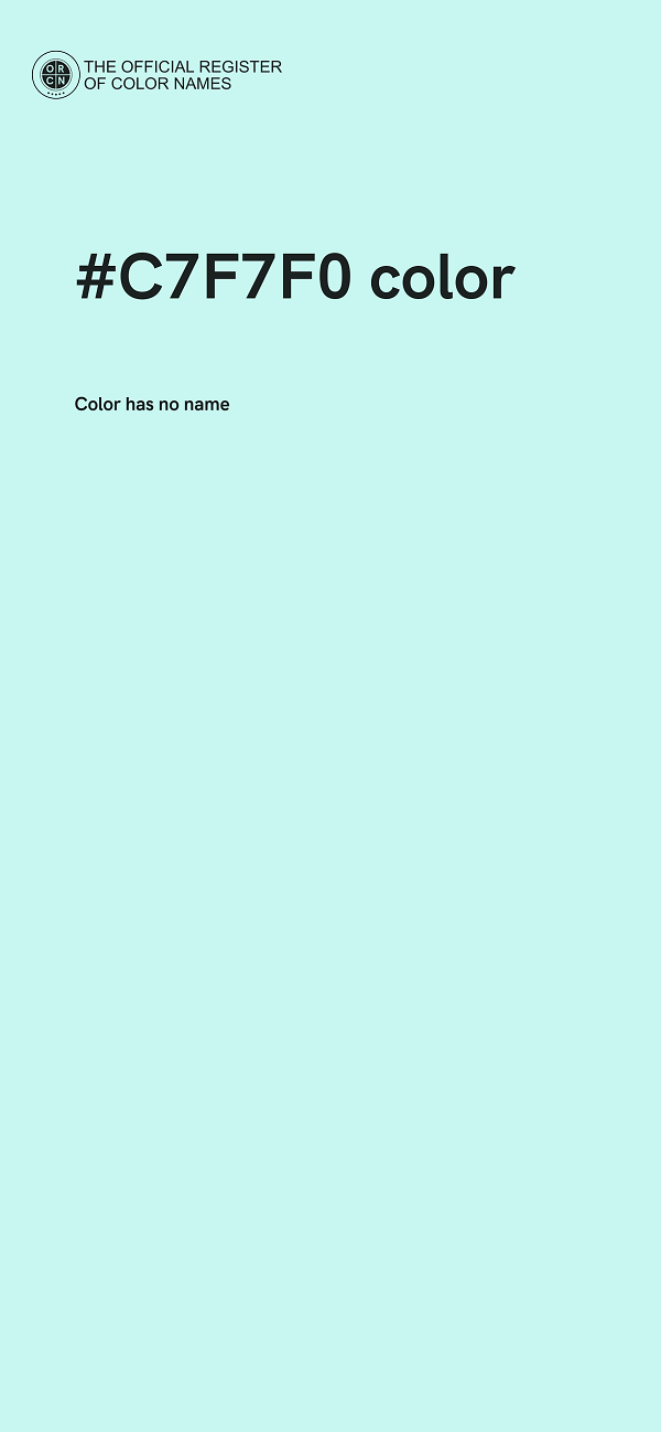 #C7F7F0 color image