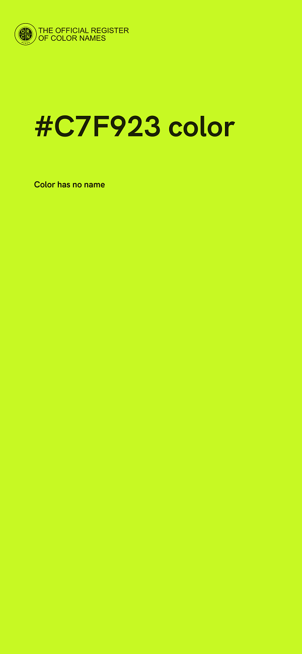 #C7F923 color image