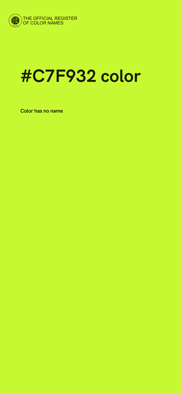#C7F932 color image