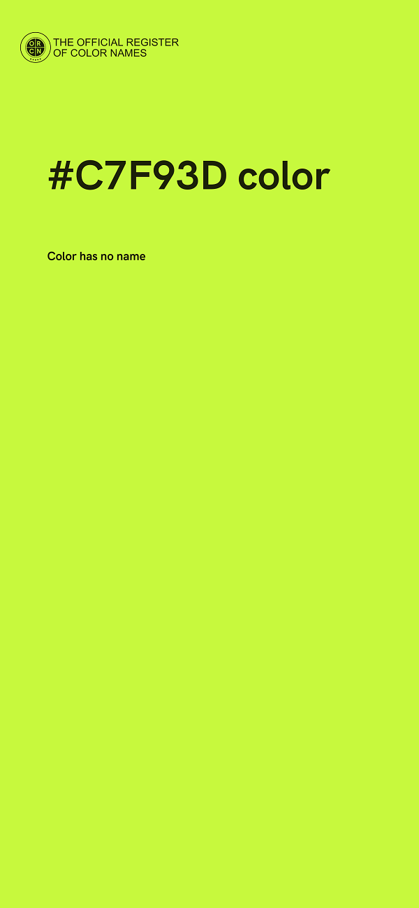 #C7F93D color image
