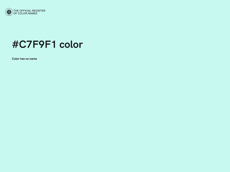 #C7F9F1 color image