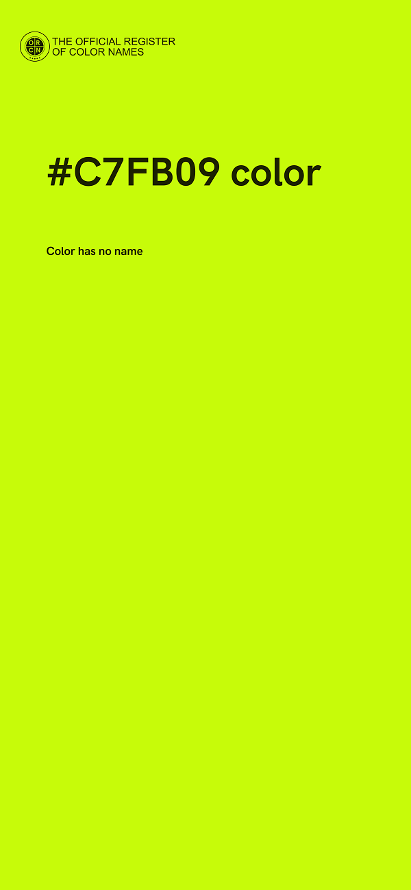 #C7FB09 color image