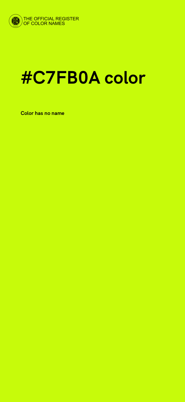 #C7FB0A color image