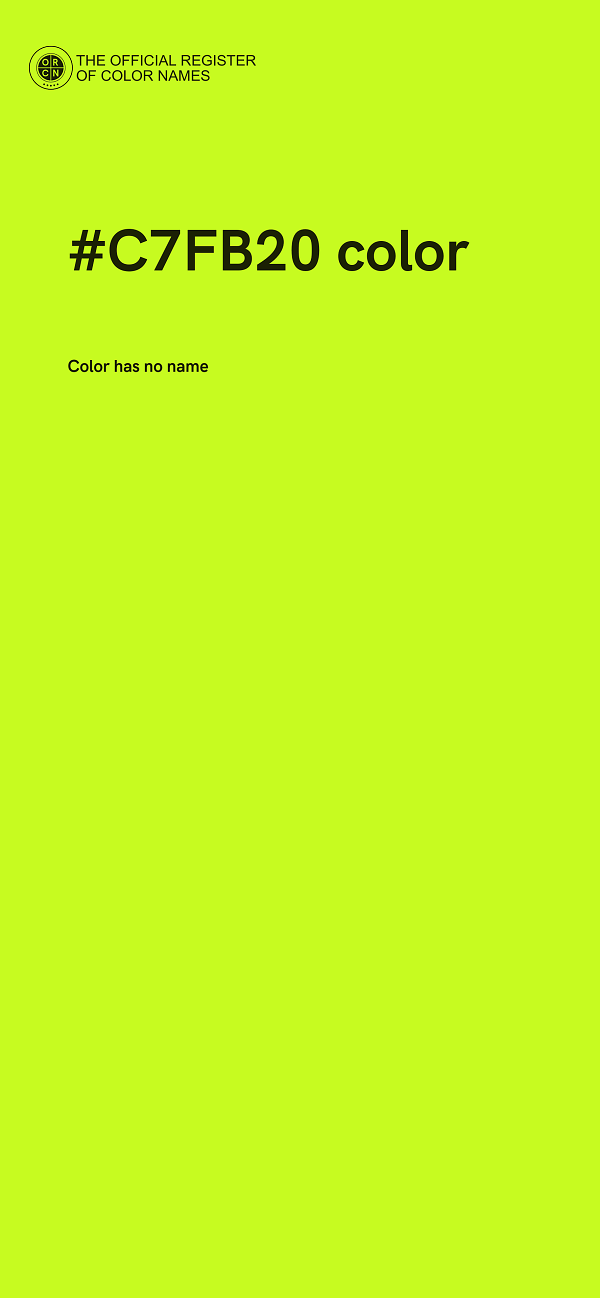 #C7FB20 color image