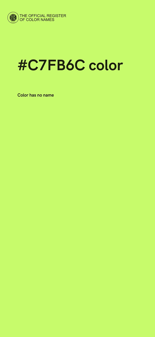 #C7FB6C color image