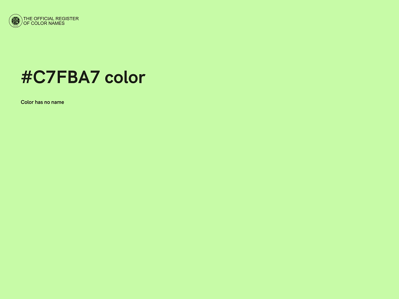 #C7FBA7 color image