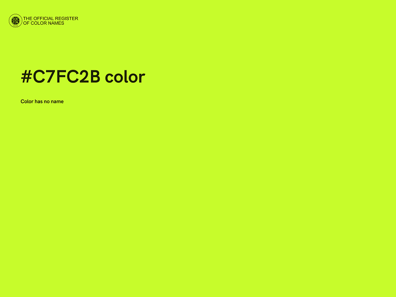 #C7FC2B color image