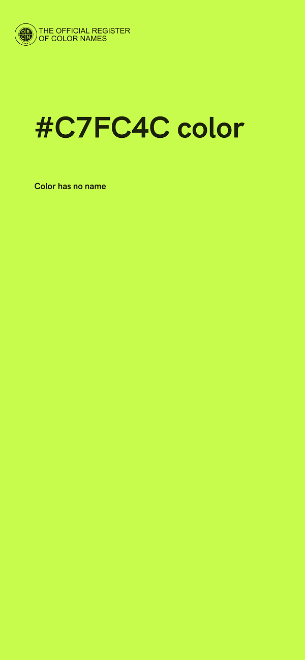 #C7FC4C color image