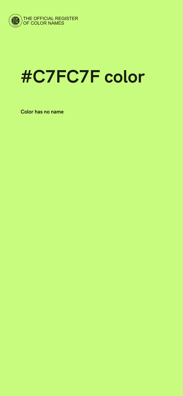 #C7FC7F color image