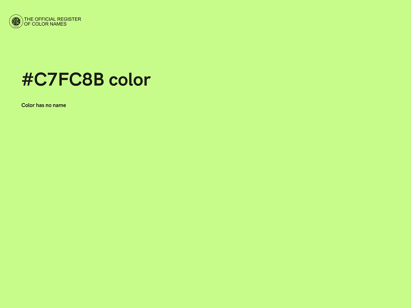#C7FC8B color image