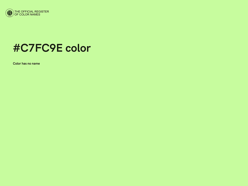 #C7FC9E color image