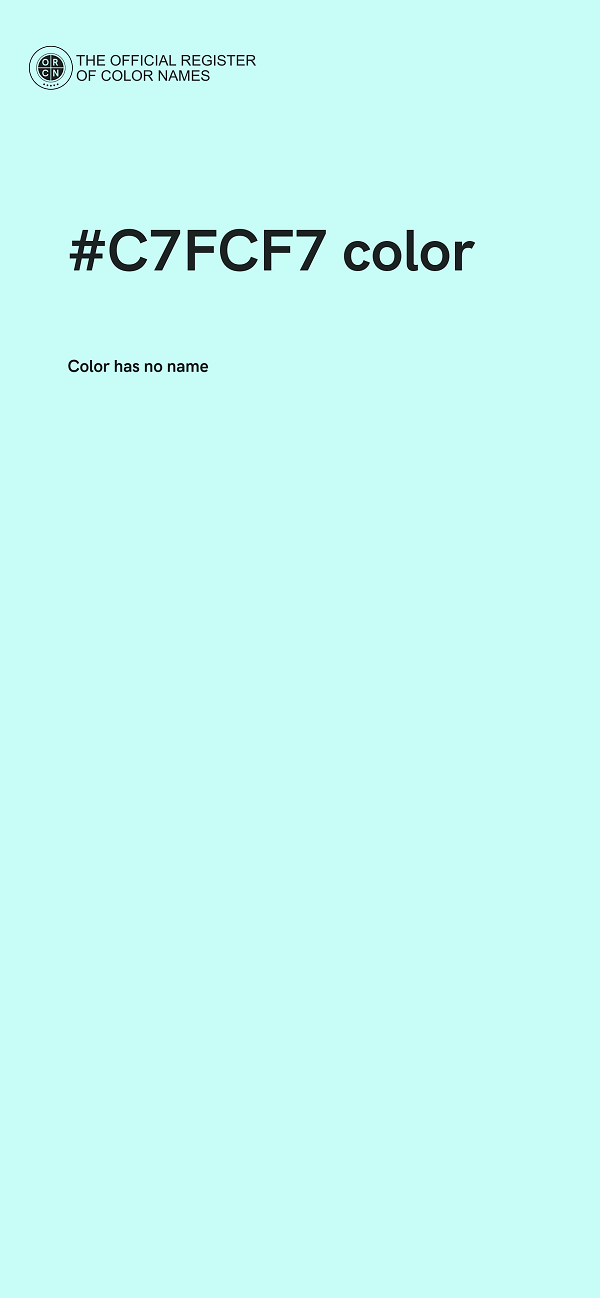 #C7FCF7 color image