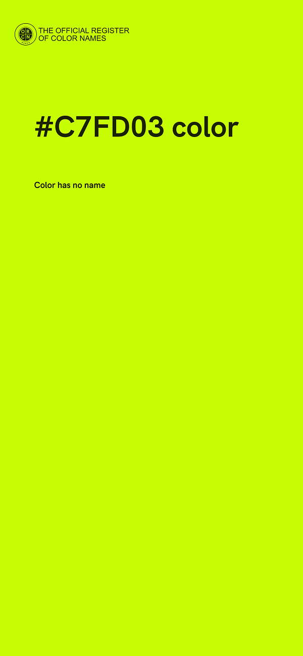 #C7FD03 color image