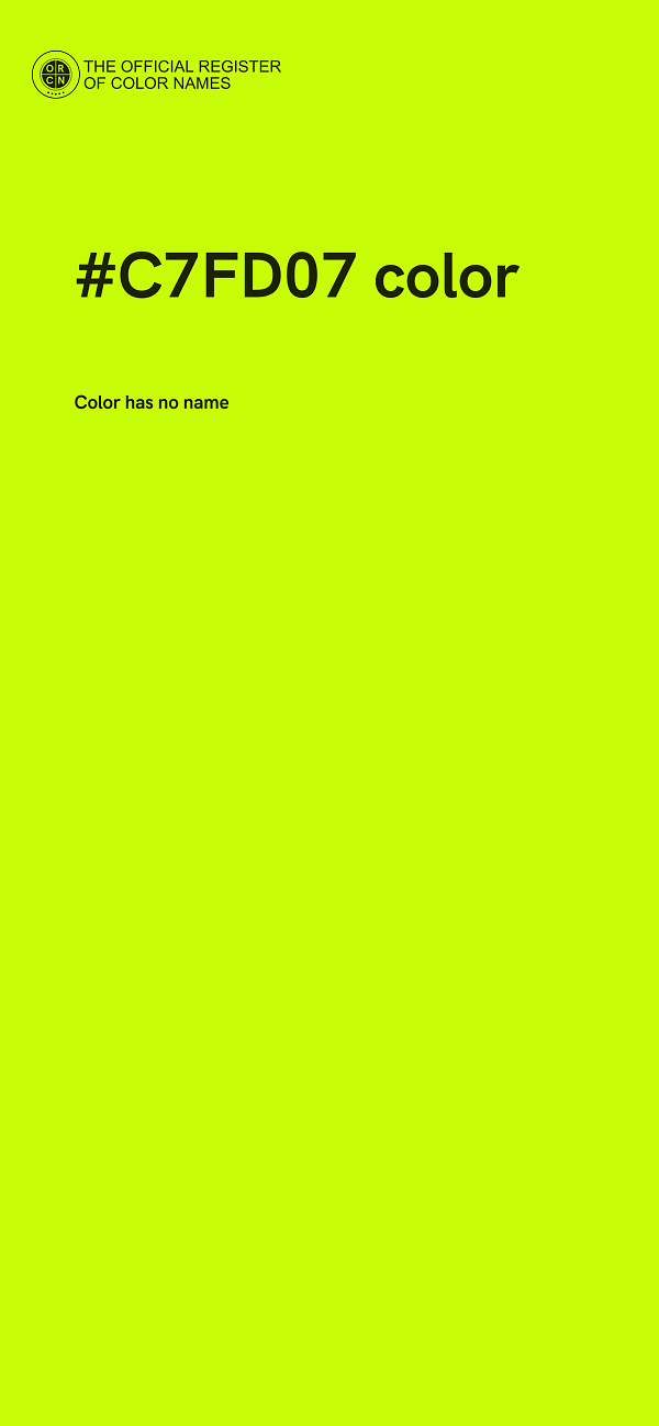 #C7FD07 color image