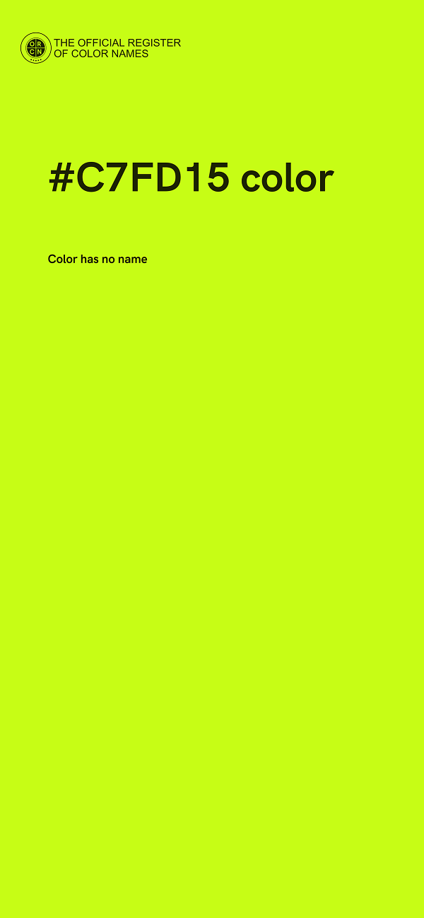 #C7FD15 color image