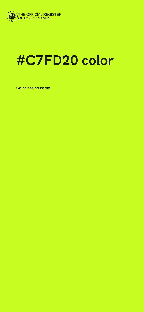#C7FD20 color image