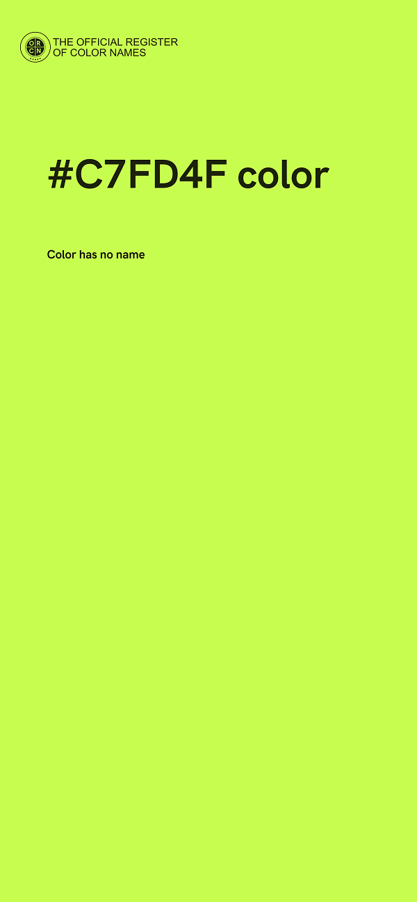 #C7FD4F color image