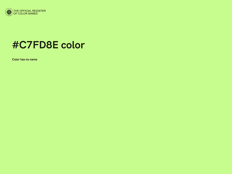 #C7FD8E color image